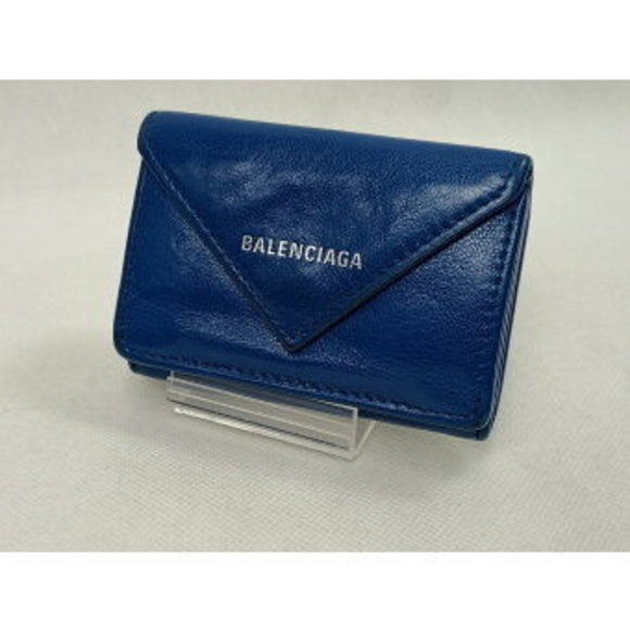 BALENCIAGA Wallet Tri Blue - Picture 1 of 6